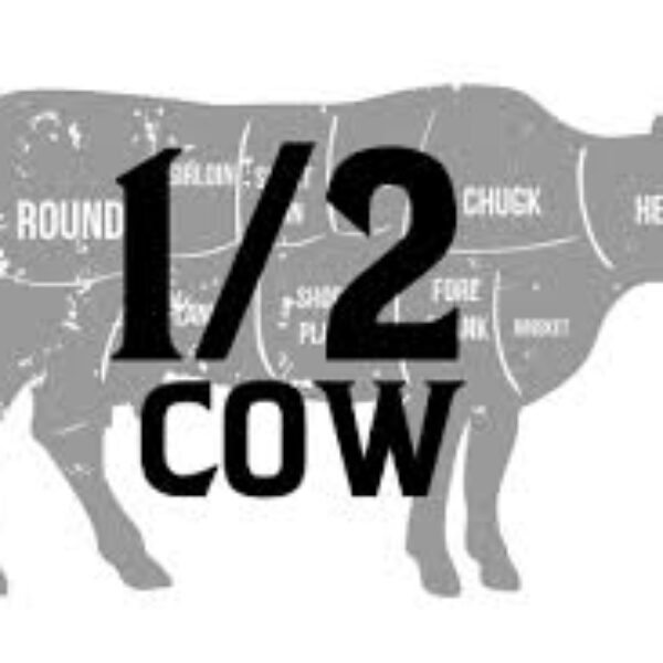 Half Cow (200 pounds)- Paid in Full